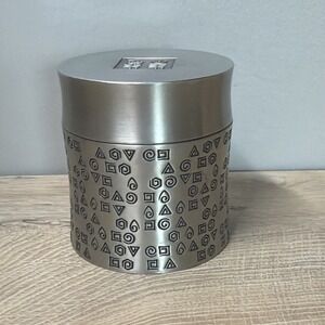 Royal Selangor Five Elements Pewter Tea Coffee Caddy Freeman Lau Double Lid